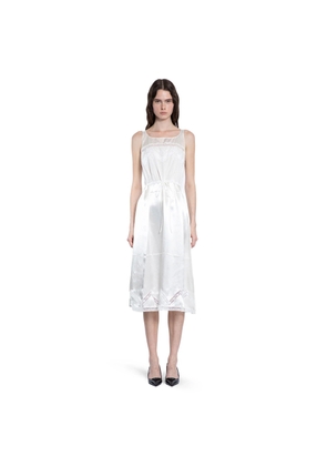 Embroidered old batiste dress