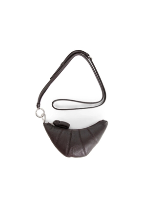 Crossbody croissant coin wallet