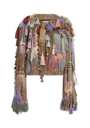 Dries Van Noten Baftanso Tassel-Detailed Jacket - Moda Operandi