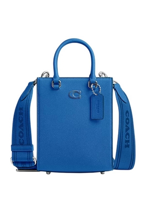 Coach Blueberry Crossgrain Leather Tote 16