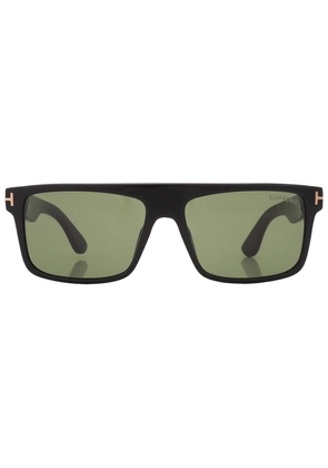 Tom Ford Philippe Green Browline Mens Sunglasses FT0999 01N 58