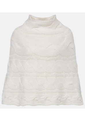Lisa Yang Evanna cable-knit cashmere cape