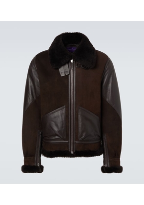 Ralph Lauren Purple Label Leather and suede jacket