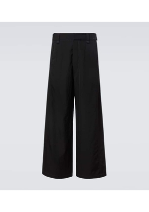 Lemaire Mid-rise wool twill wide-leg pants
