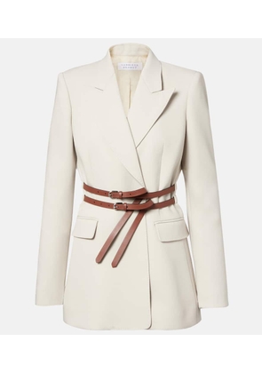 Gabriela Hearst Belted wool blazer