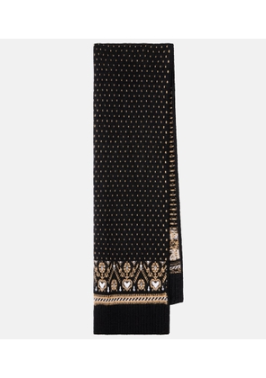 Khaite Lucerne Fair Isle cashmere scarf