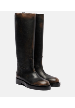 Paris Texas Napa leather knee-high boots