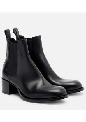 The Row Nobilis Chelsea leather ankle boots