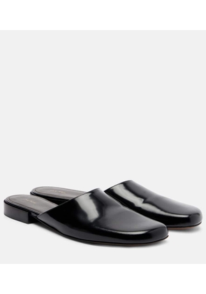 The Row Penelope calf hair mules
