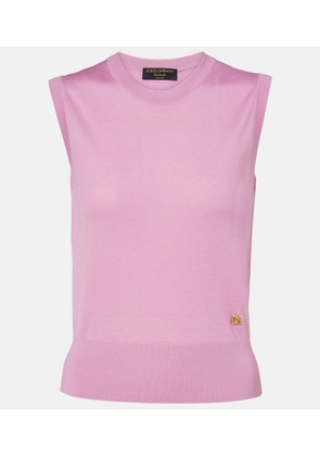 Dolce&Gabbana Cashmere and silk top