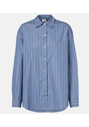 Leset Yoshi striped cotton-blend twill shirt