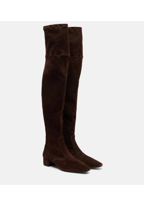 Aquazzura Remi 35 suede over-the-knee boots