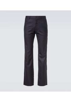 Balenciaga Pinstripe wool straight pants