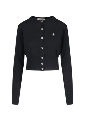 Vivienne Westwood Bea Logo Crop Cardigan