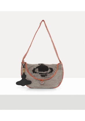 Vivienne Westwood Lucky Halfmoon Crochet Bag