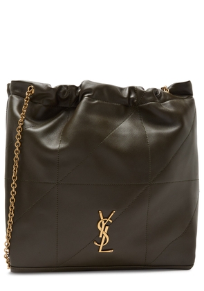 Saint Laurent Jamie 4.3 Leather Shoulder bag - Khaki - One Size