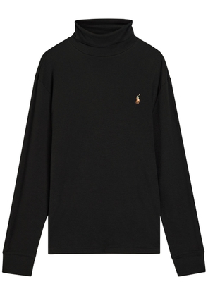 Polo Ralph Lauren Roll-neck Cotton top - Black - M
