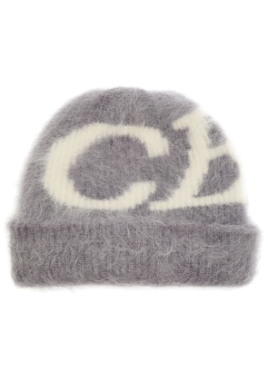 Cole Buxton Logo Brushed Alpaca-blend Beanie - Grey - One Size