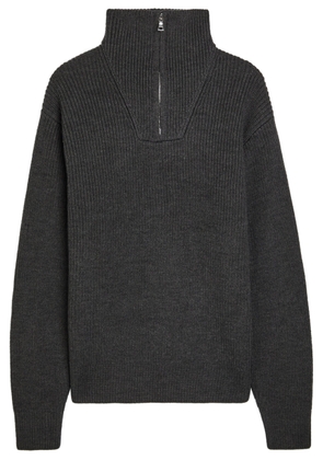 Officine Générale Tarek Ribbed Wool Jumper - Grey - L