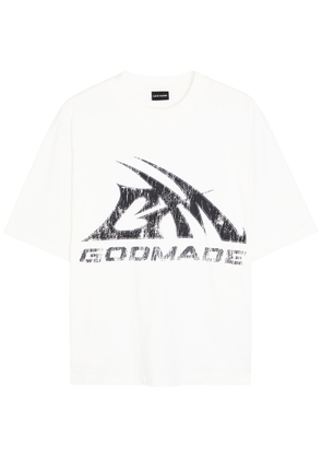God Made Logo-print Cotton T-shirt - Off White - L