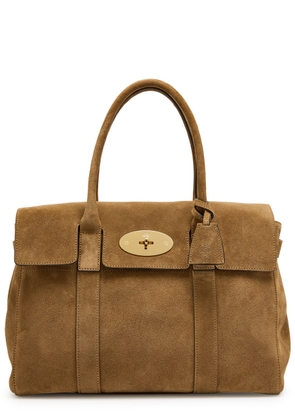 Mulberry Bayswater Small Suede Shoulder bag - Sand - One Size