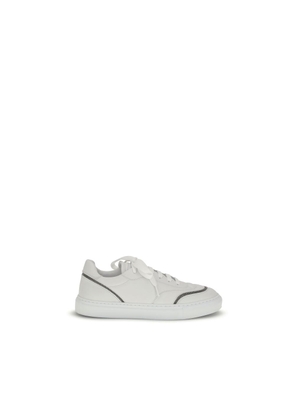 Leather Sneakers with Shiny Details - EU40/US10