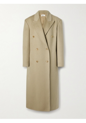 The Row - Hariet Oversized Double-breasted Brushed-cashmere Coat - Cream - US0,US4