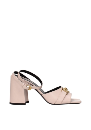Versace Pink Leather Platforms - EU39/US9
