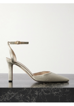 The Row - Carla Velvet Pumps - Brown - IT36,IT36.5,IT37,IT37.5,IT38,IT38.5,IT39,IT39.5,IT40,IT40.5,IT41