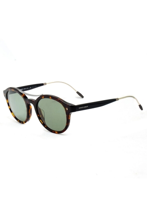 Giorgio Armani Brown Acetate Sunglasses