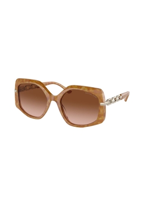 Michael Kors Brown Acetate Sunglasses