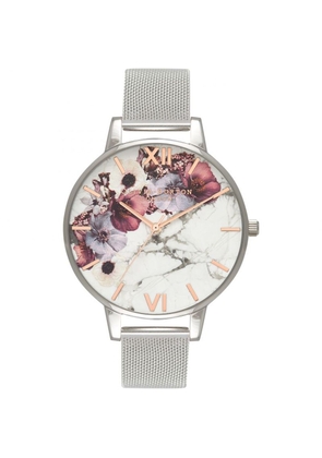 Olivia Burton Silver Stainless Steel Watch