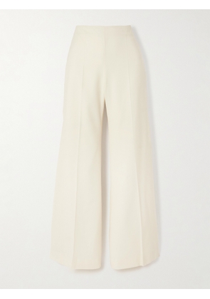 NINA RICCI - Wool-gabardine Flared Pants - Cream - FR 34,FR 36,FR 38,FR 40,FR 42,FR 44
