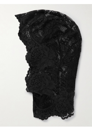 Valentino Garavani - Lace Balaclava - Black - XS/S,M/L