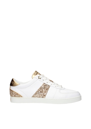 Jimmy Choo White Leather Low Tops - EU36/US6