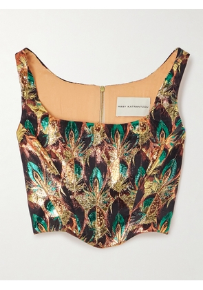 Mary Katrantzou - Metallic Jacquard Blouse - Multi - UK 6,UK 8,UK 10,UK 12,UK 14,UK 16