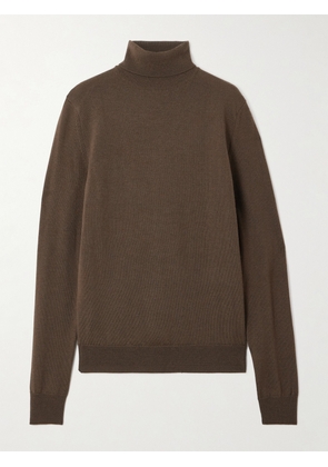 The Frankie Shop - Eve Merino Wool Turtleneck Sweater - Green - XXS,XS,S,M,L,XL