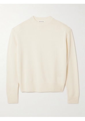 The Frankie Shop - Rafaela Cropped Merino Wool And Cashmere-blend Sweater - Ivory - XXS,XS,S,M,L,XL