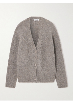 The Frankie Shop - Elland Brushed Alpaca-blend Cardigan - Gray - XXS,XS,S,M,L,XL