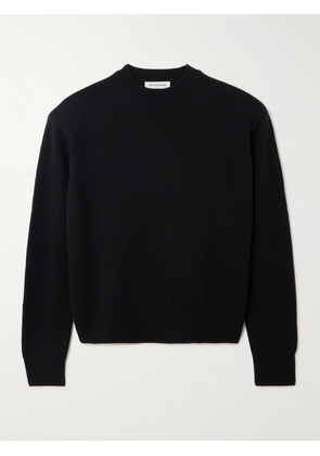 The Frankie Shop - Rafaela Cropped Merino Wool And Cashmere-blend Sweater - Black - XXS,XS,S,M,L,XL