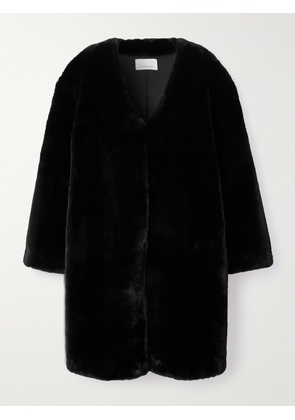 The Frankie Shop - Matera Oversized Plush Coat - Black - XXS,XS,S,M,L,XL