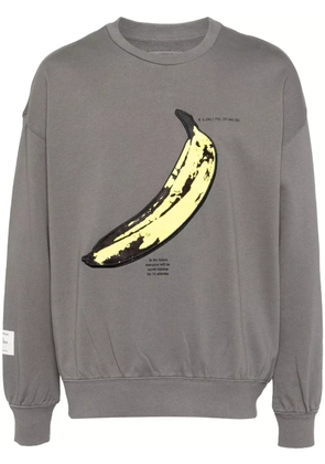 Musium Div. Banana patch sweatshirt - Grey