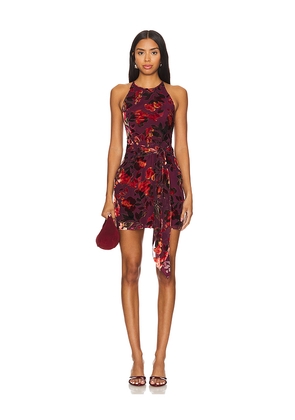 Amanda Uprichard Selah Dress in Burgundy. Size M. Also in S, XS.