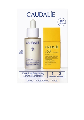 CAUDALIE Vinoperfect Dark Spot Brightening Serum & Sunscreen SPF 50 Set in Beauty: NA.