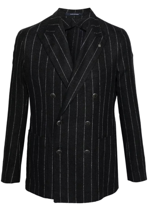 Tagliatore pinstriped double-breasted blazer - Blue