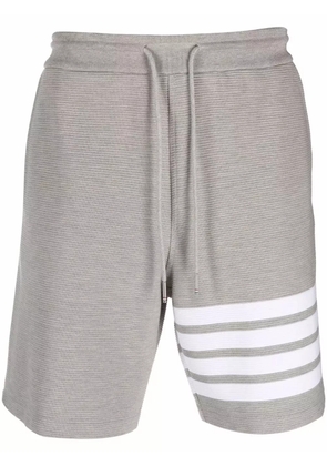 Thom Browne Ottoman striped track shorts - Grey