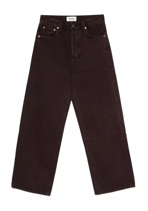 AGOLDE button-fastening jeans - Brown