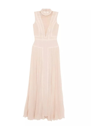 Saiid Kobeisy crepe georgette dress - Neutrals