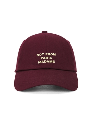 DrÃ´le De Monsieur La Casquette Slogan in Wine.