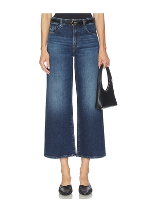 AG Jeans Saige Wide Leg Crop Jeans in Blue. Size 23. Also in 25, 26, 27, 28, 29, 30, 31, 32, 33.